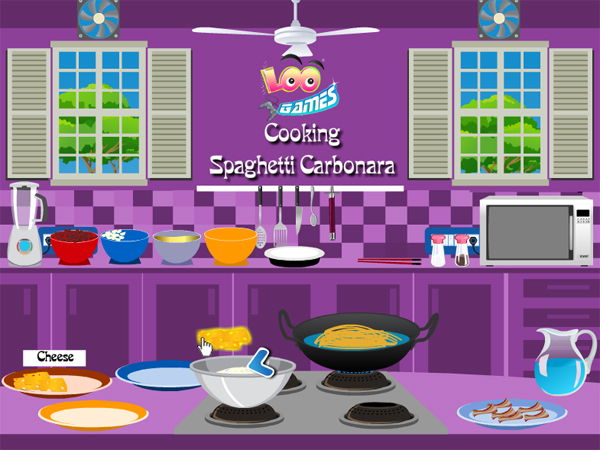 Jogo de Cozinhar: Espaguete Carbonara